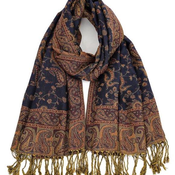 Pashmina Bohemian Style Shawl/Scarf - Picture 2 of 4